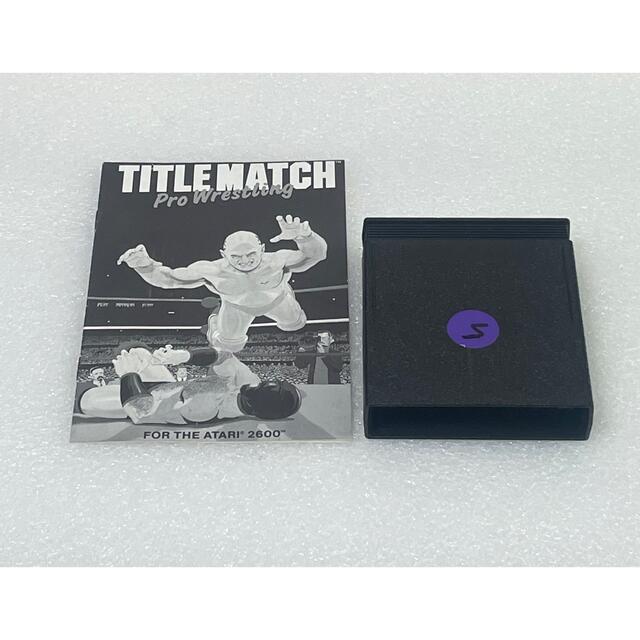 TITTLE MATCH PRO WRESTLING [ATARI2600]