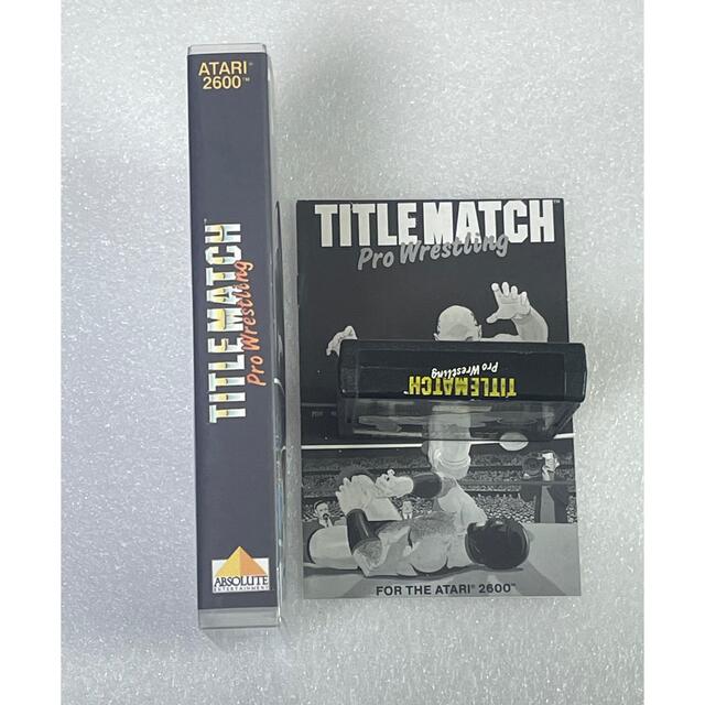 TITTLE MATCH PRO WRESTLING [ATARI2600]