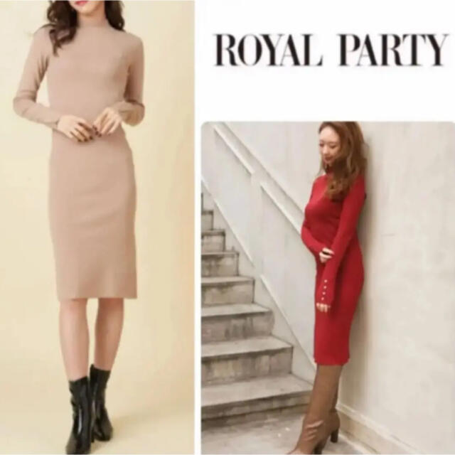 ROYAL PARTY(ロイヤルパーティー)の新品タグ付❤️ロイヤルパーティー　タイトワンピース レディースのワンピース(ひざ丈ワンピース)の商品写真