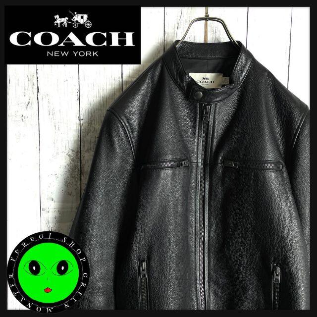 最新最全の coach 超美品 レザージャケット ライダースジャケット tdh