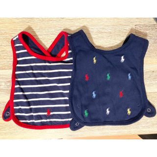 ラルフローレン(Ralph Lauren)のラルフローレン　スタイ2枚セット(ベビースタイ/よだれかけ)