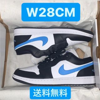 ナイキ(NIKE)のNike Aj1 Low Black University Blue 28cm(スニーカー)