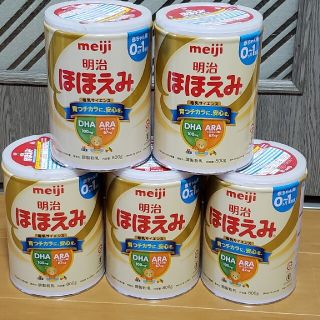 メイジ(明治)の明治ほほえみ800缶5缶おまけ付(その他)