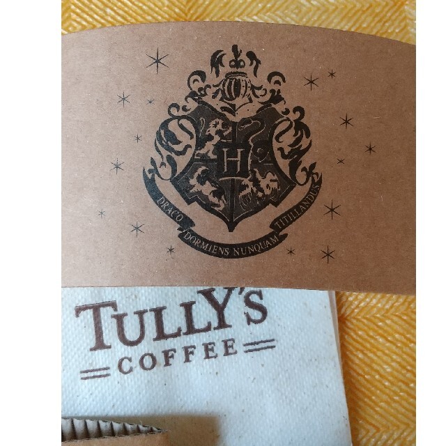 TULLY'S COFFEE(タリーズコーヒー)のハリー・ポッター カツプウオーマー エンタメ/ホビーのコレクション(ノベルティグッズ)の商品写真