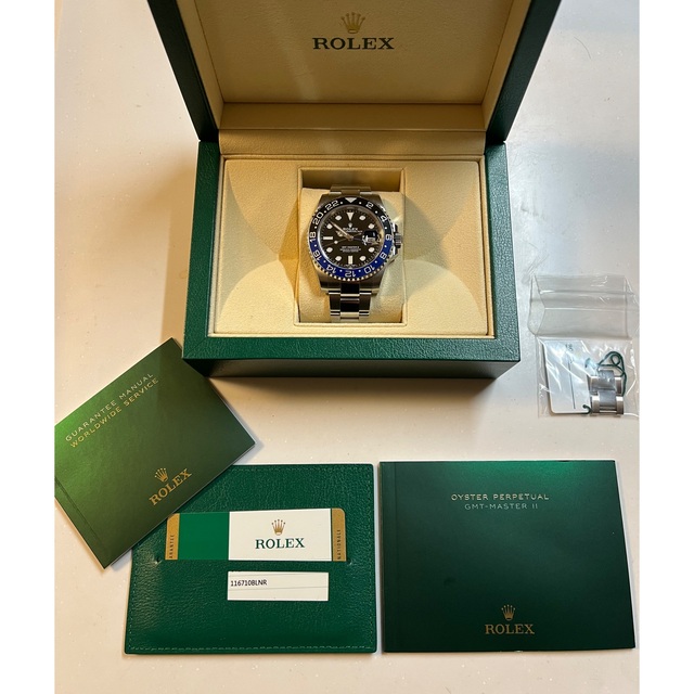 超歓迎 ROLEX - 青黒ベゼル① GMTマスター2 116710BLNR yasu様専用　ロレックス 腕時計(アナログ)