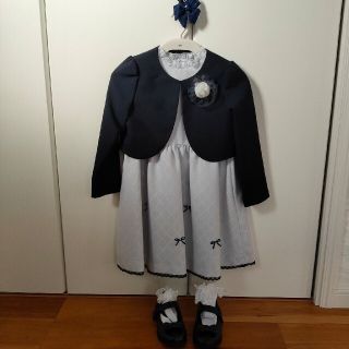 【極美品】　プラスワン　フォーマル　ワンピース　120 卒園式　卒服　入学式