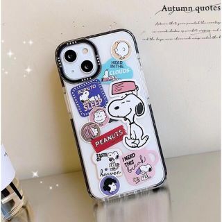 スヌーピー(SNOOPY)のiPhone12 スヌーピー スマホケース(iPhoneケース)