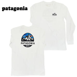 パタゴニア(patagonia)のpatagonia ロンT XL LONG-SLEEVED FITZ ホワイト(Tシャツ/カットソー(七分/長袖))