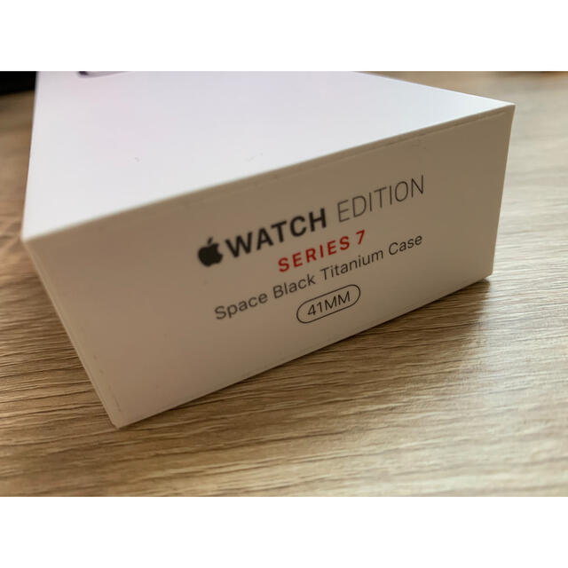 Apple Watch(アップルウォッチ)のApple Watch series7 Edition チタニウム 41mm スマホ/家電/カメラのスマートフォン/携帯電話(その他)の商品写真