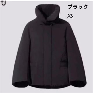 ユニクロ(UNIQLO)のユニクロ J ハイブリッドダウンジャケット　ブラック　XS  2020aw(ダウンジャケット)