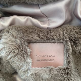 ALEXIA STAM】エコファーコート ※タグ付き/付属品付き アリシアスタン
