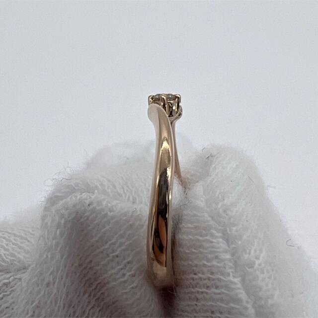 K18 ダイヤモンド0.03ct 2号リング レディースのアクセサリー(リング(指輪))の商品写真