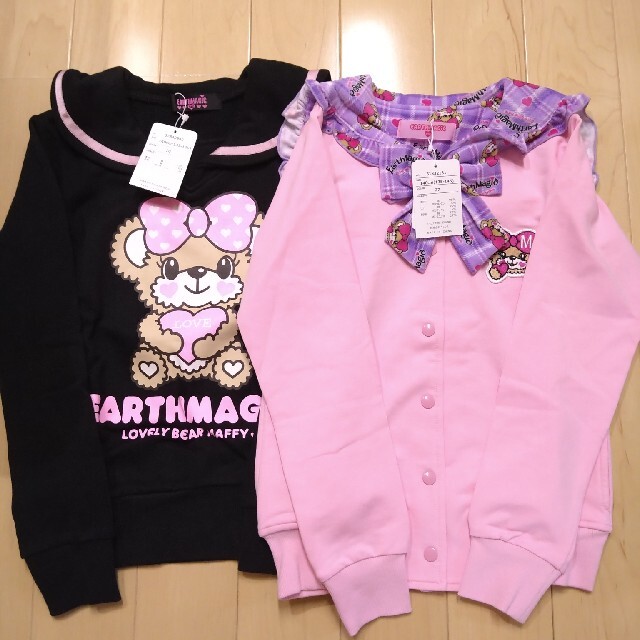 EARTHMAGIC(アースマジック)の売約済み(*^^*)♡専用♡　クーポン待♥️　4点♡ キッズ/ベビー/マタニティのキッズ服女の子用(90cm~)(Tシャツ/カットソー)の商品写真