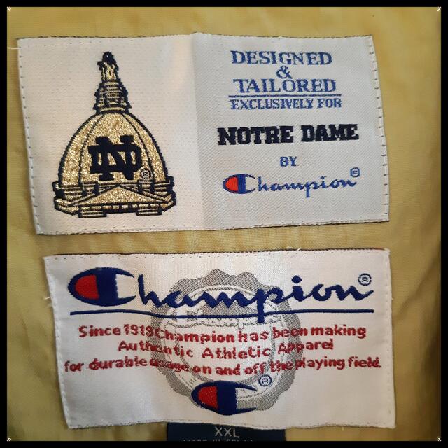 Champion - チャンピオンナイロンプルオーバー紺ネイビーカレッジ刺繍 ...