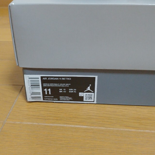 【29cm】NIKE AIR JORDAN 11 "cool grey"