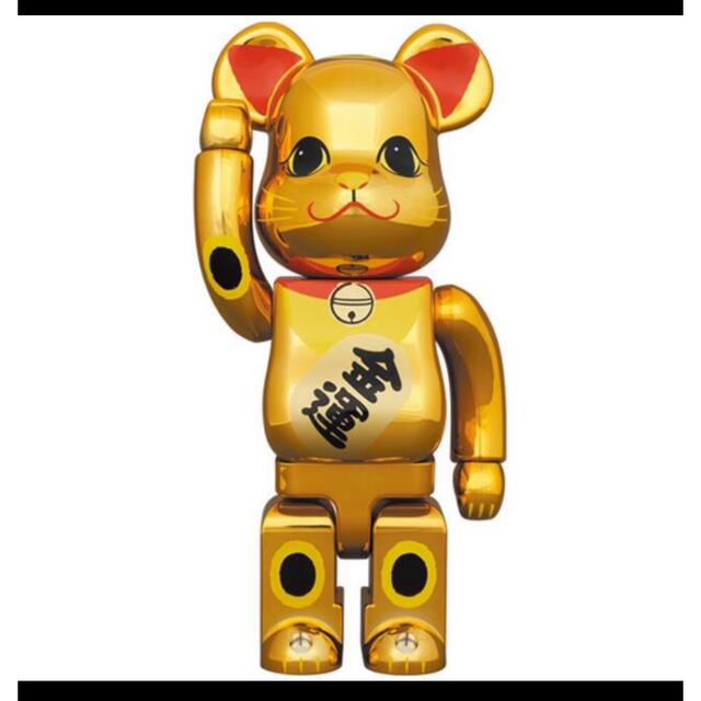 その他BE@RBRICK 招き猫 金運 金メッキ 参 400％