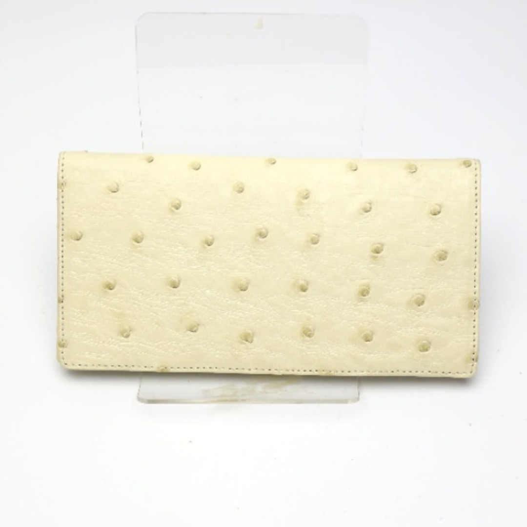 OSTRICH(オーストリッチ)のオーストリッチ OF-10109 長財布 アイボリー  ostrich  未使用品 レディースのファッション小物(財布)の商品写真