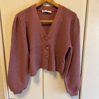 ザラ(ZARA)のカーディガン ピンク(カーディガン)