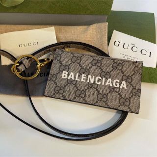 グッチ(Gucci)の【即完売】GUCCI×BALENCIAGA ハッカー カードケース (名刺入れ/定期入れ)