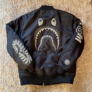 a bathing ape shark MA-1(フライトジャケット)