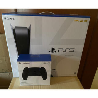 プレイステーション(PlayStation)のPlayStation5 新品 本体 最新型　+コントローラーセット(家庭用ゲーム機本体)