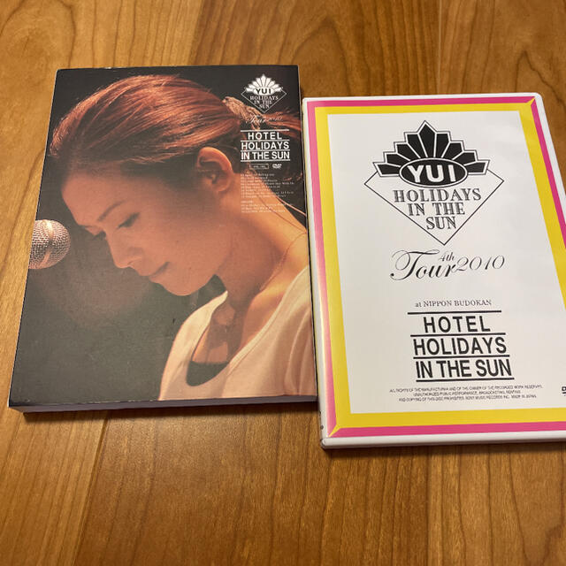 YUI  HOTEL HOLIDAYS IN THE SUN ライブ　DVD  エンタメ/ホビーのDVD/ブルーレイ(ミュージック)の商品写真