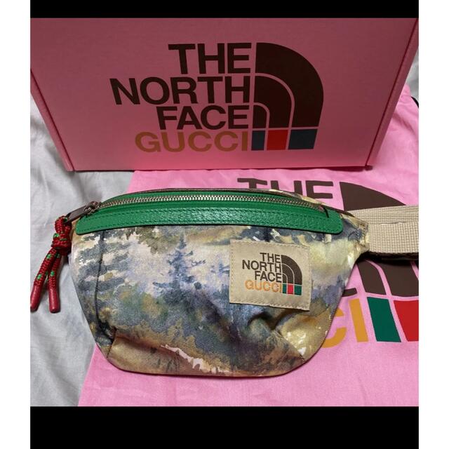 値下げ】 - FACE NORTH THE THE ポーチ ウエストバッグ FACE×GUCCI