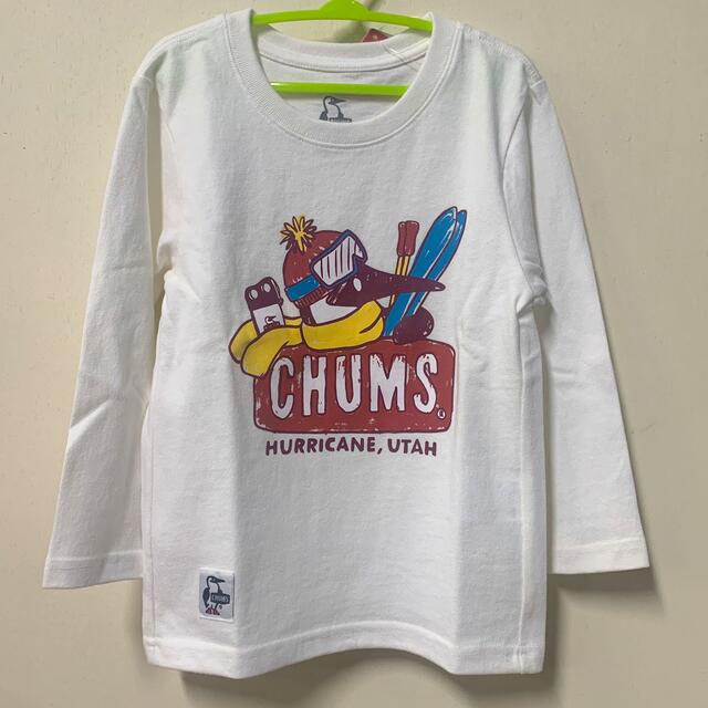 CHUMS(チャムス)の新品　CHUMS Kids Skiing L/S Tシャツ チャムス  m キッズ/ベビー/マタニティのキッズ服男の子用(90cm~)(Tシャツ/カットソー)の商品写真
