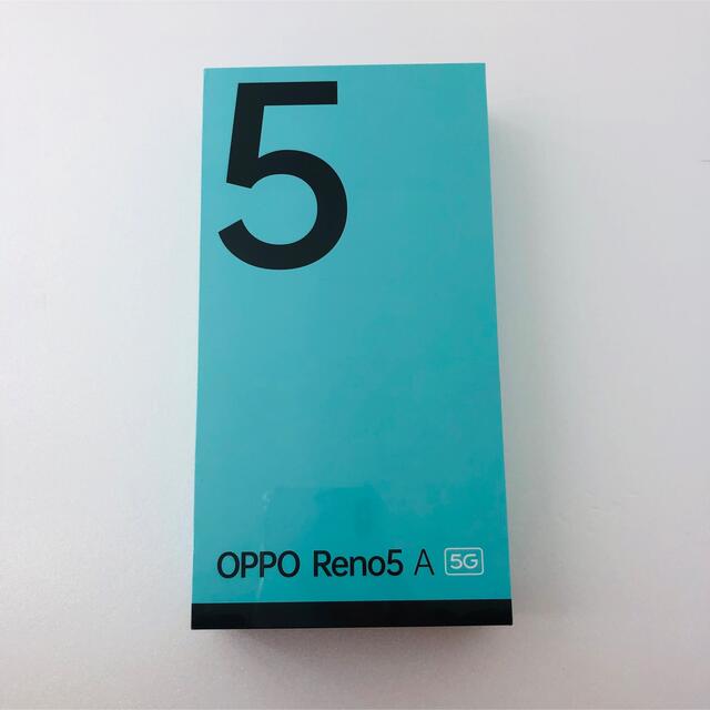 OPPO Reno5 A 5G シムロック解除済み(アイスブルー)