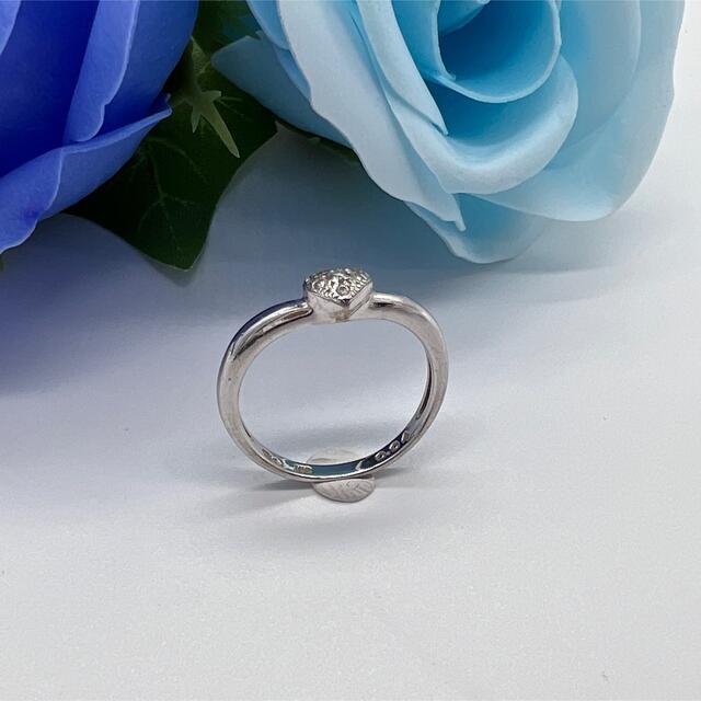 STAR JEWELRY(スタージュエリー)のSTARJEWELRY K18WG ダイヤモンド0.04ct ハート リング レディースのアクセサリー(リング(指輪))の商品写真