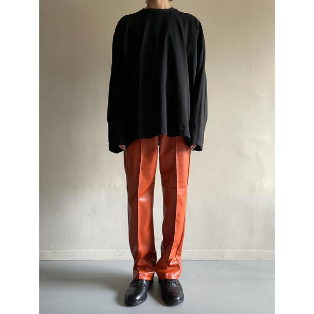 SHINYAKOZUKA 21aw AS 874 WAS ORANGE パンツ