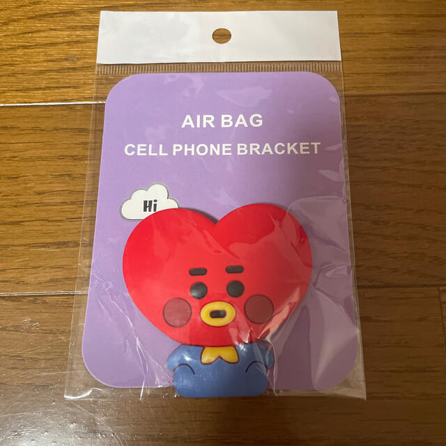 防弾少年団(BTS)(ボウダンショウネンダン)のBTS BT21 シリコン TATA タタ　グリップトック（リング）スタンド スマホ/家電/カメラのスマホアクセサリー(その他)の商品写真