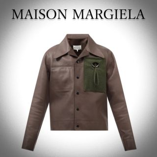 マルタンマルジェラ(Maison Martin Margiela)の激レア品　定価491300円　メゾンマルジェラ　リバーシブルレザージャケット新品(レザージャケット)