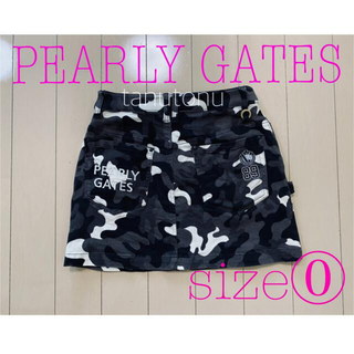 パーリーゲイツ(PEARLY GATES)のパーリーゲイツ  カモフラ スカート 0 ストレッチ 迷彩 コットン(ミニスカート)