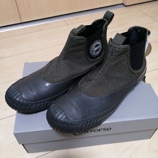 コンバース(CONVERSE)のコンバース　サイドゴア　緑27cm新品(スニーカー)