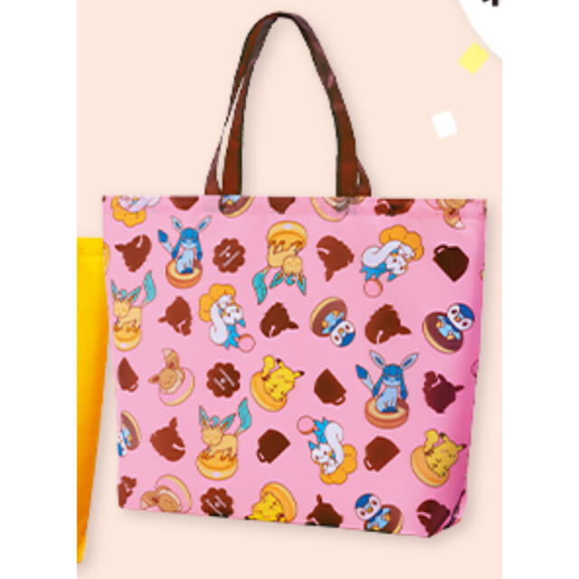 ポケモン(ポケモン)のミスド　2022福袋　エコバッグ　ピンク レディースのバッグ(エコバッグ)の商品写真