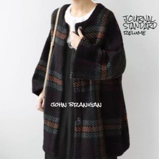 ジャーナルスタンダード(JOURNAL STANDARD)の【JOURNAL STANDARD relume】クルーネックニットコート(ノーカラージャケット)