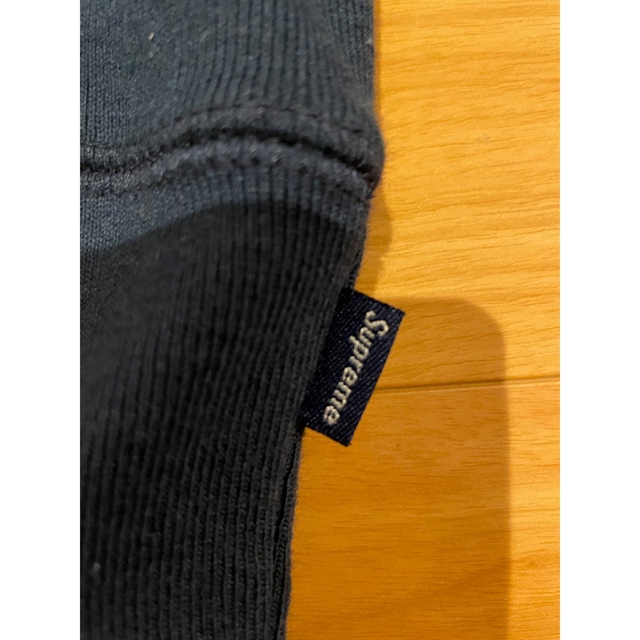 Supreme(シュプリーム)の極美品　Supremeボックスロゴ パーカー NAVY ネイビー　Lサイズ メンズのトップス(パーカー)の商品写真