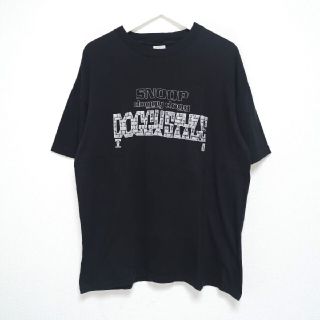 スヌープドッグ(Snoop Dogg)のXL 90s SNOOP DOGG Tシャツ DEATH ROW 黒 USA製(Tシャツ/カットソー(半袖/袖なし))