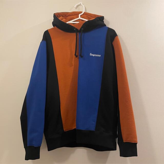 シュプリーム カラーブロック プルパーカー Sサイズ 価格は安く 51