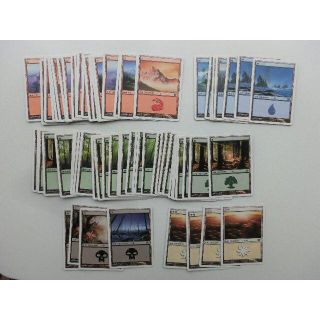 マジックザギャザリング(マジック：ザ・ギャザリング)の【MTG】基本土地まとめ売り　第8版、第9版のみ　68枚(その他)