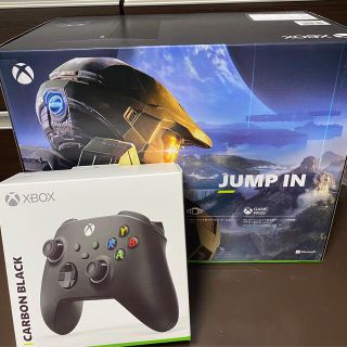 エックスボックス(Xbox)の【新品未使用】Xbox Series X ＋ コントローラー(黒) セット(家庭用ゲーム機本体)