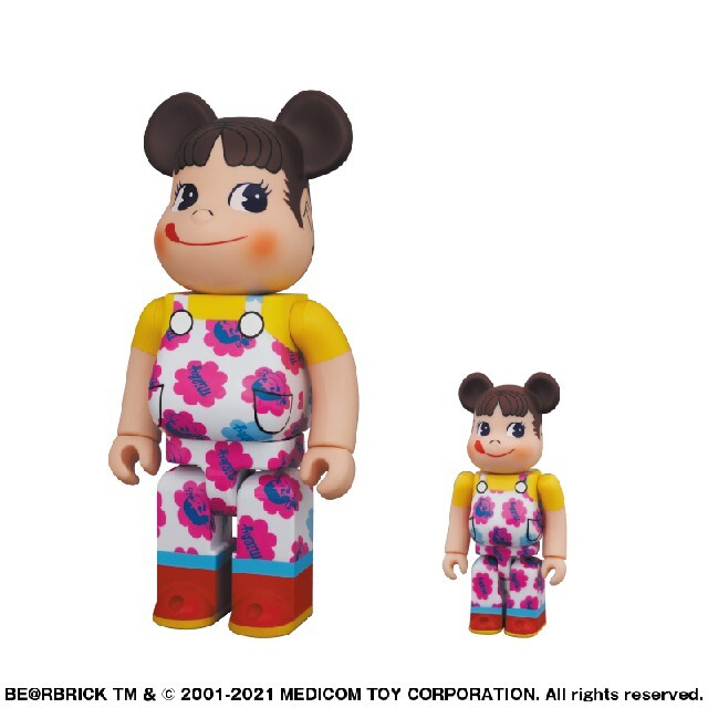 be@rbrick　ペコちゃん　ミルキー　70周年　100％&400％ 1