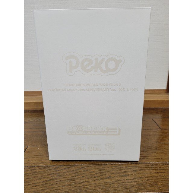be@rbrick ペコちゃん ミルキー 70周年 100%&400 be@rbrick ペコちゃん ミルキー 70周年 100%&400