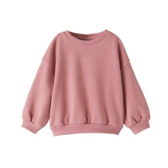 ZARA KIDS(ザラキッズ)の年始値下げ！【ZARA KIDS】ベーシックテキストスウェットシャツ キッズ/ベビー/マタニティのキッズ服女の子用(90cm~)(Tシャツ/カットソー)の商品写真