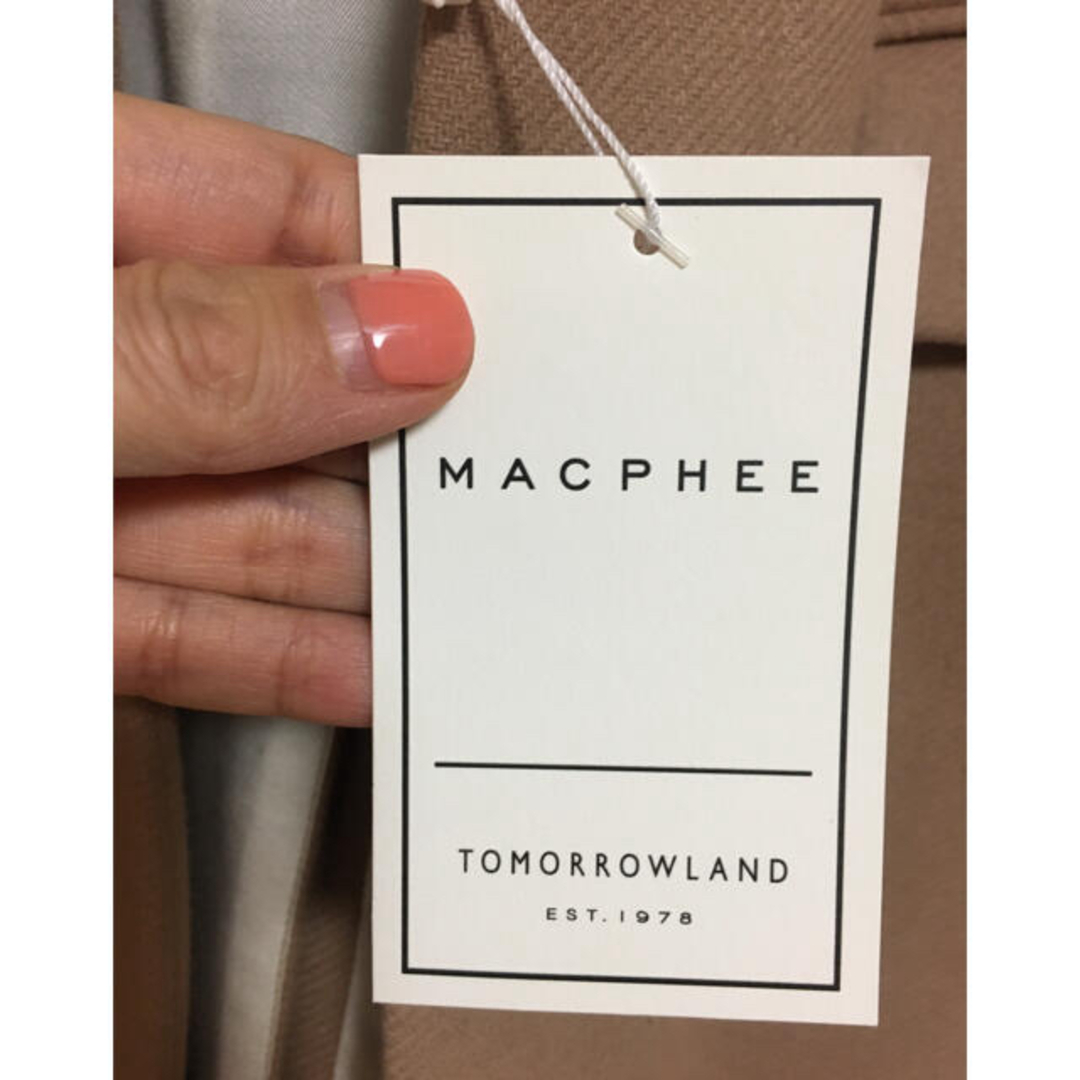 【最終価格】トゥモローランド☆MACPHEEチェスターコート☆ピンクベージュ 2