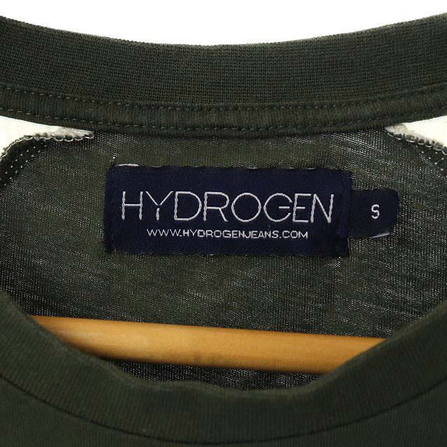 HYDROGEN(ハイドロゲン)のハイドロゲン Tシャツ カットソー ロンT 長袖 スカル ラグランスリーブ メンズのトップス(Tシャツ/カットソー(七分/長袖))の商品写真