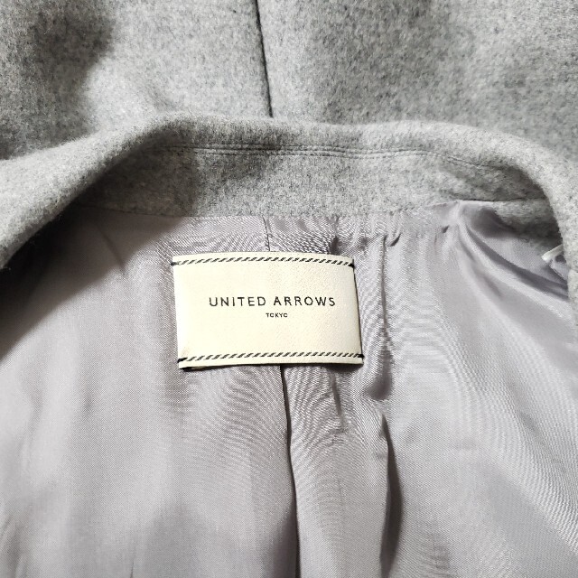 UNITED ARROWS(ユナイテッドアローズ)の★新品未使用タグ付き★　UNITED ARROWSチェスターコート レディースのジャケット/アウター(チェスターコート)の商品写真