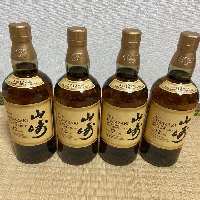 山崎12年 4本セット箱なしです