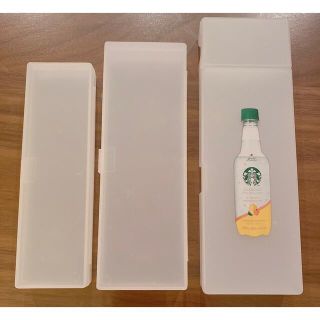 ムジルシリョウヒン(MUJI (無印良品))のペンケース　シールの貼ってある無印の一点(ペンケース/筆箱)